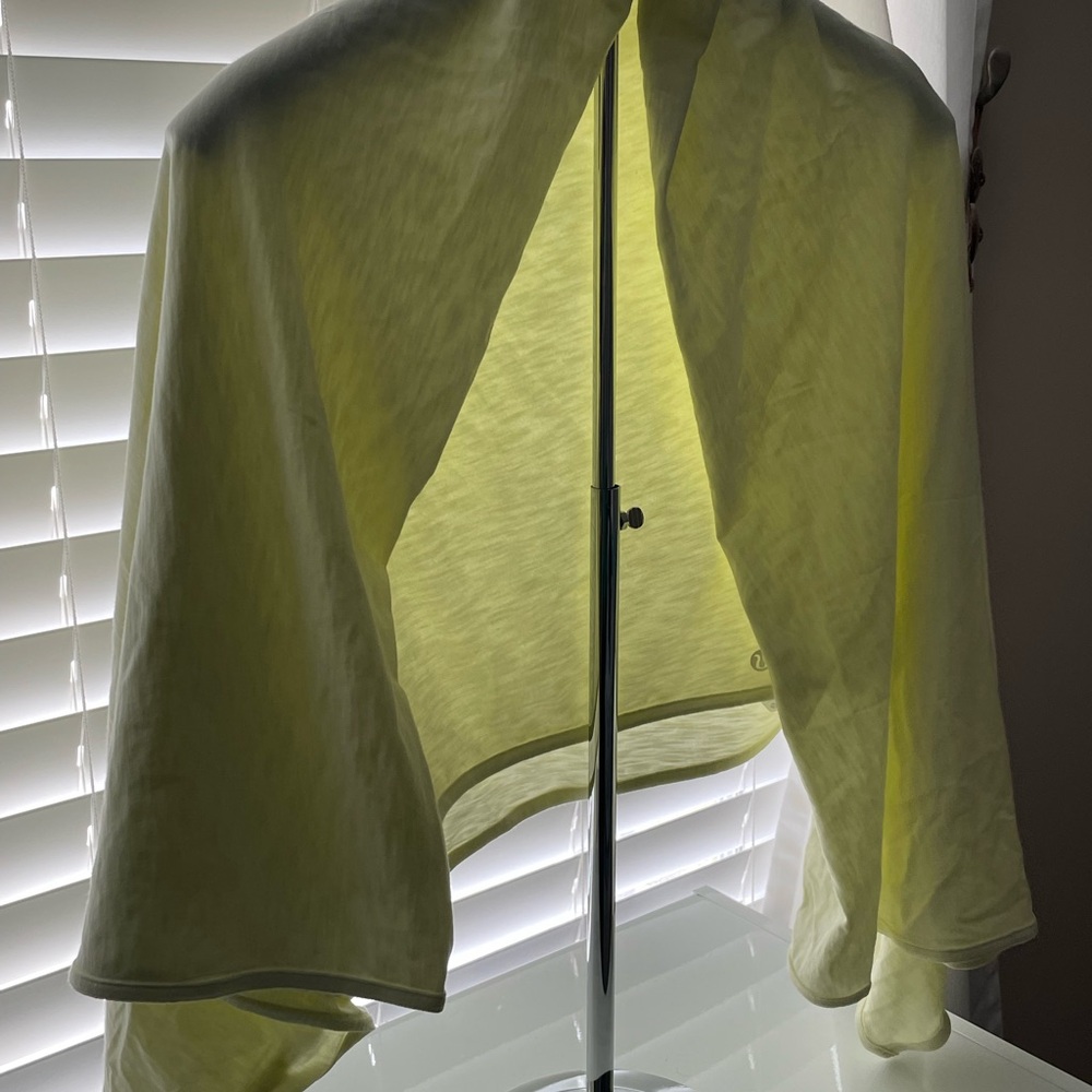 Lululemon Athletica Soft Yellow Scarf